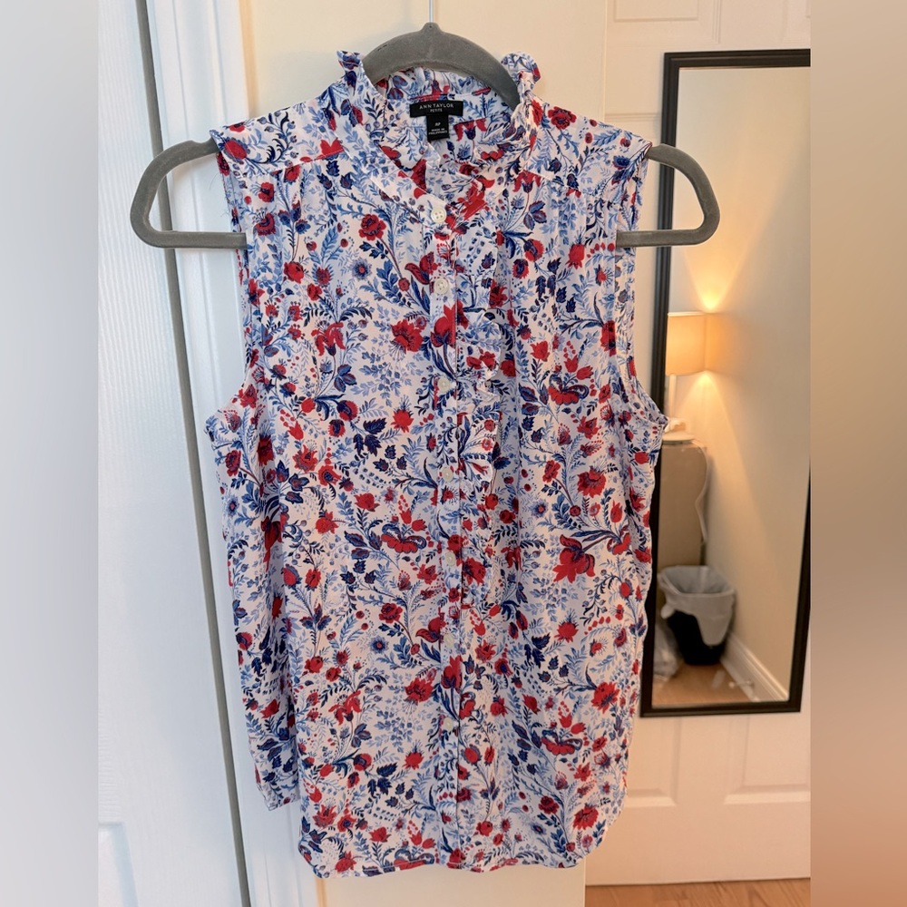 Ann Taylor Sleeveless Blouse
